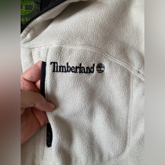 Timberland - Unisex Full Zip Tan Fleece Jacket - Picture 4 of 8